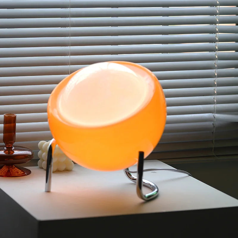 Maliben | Retro Glass Table Lamp - Atmospheric Nordic Night Lighting