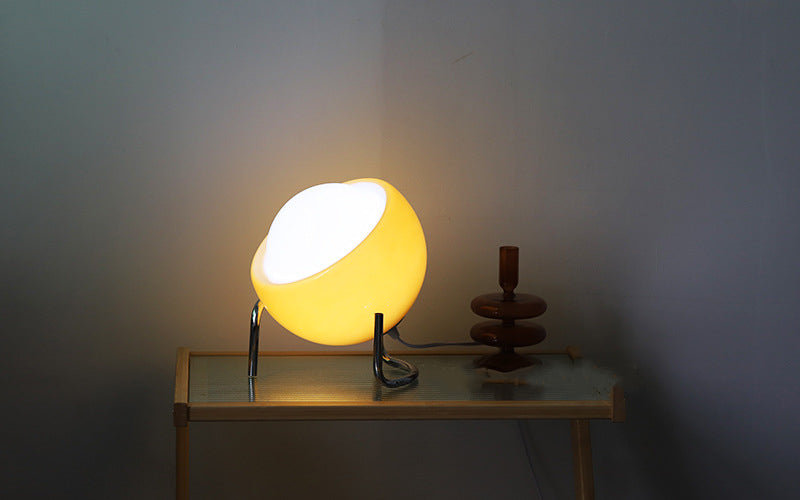 Maliben | Retro Glass Table Lamp - Atmospheric Nordic Night Lighting
