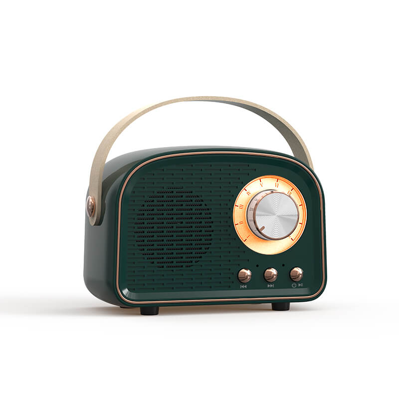 Maliben | Retro Round Radio Bluetooth Speaker