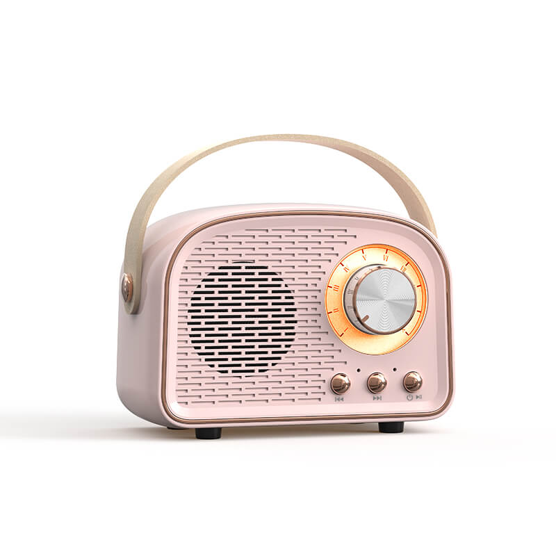 Maliben | Retro Round Radio Bluetooth Speaker
