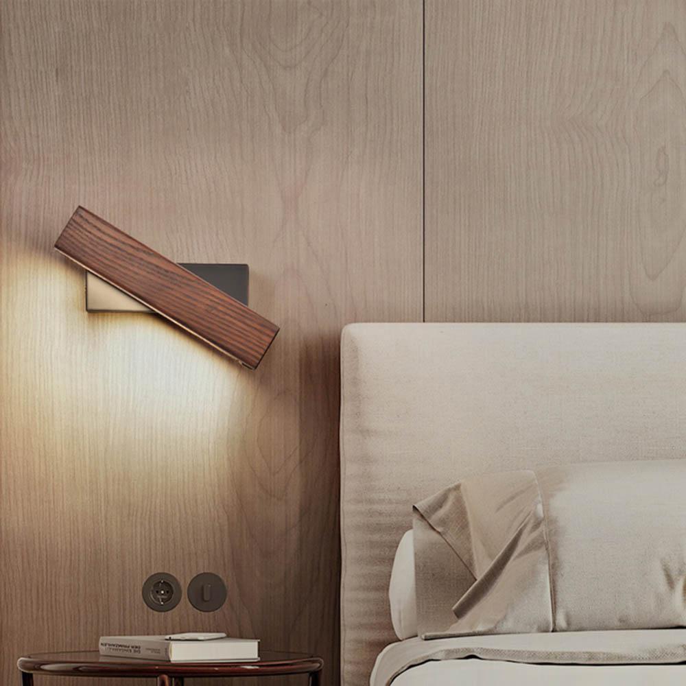 Maliben | Rotatable Wooden Led Wall Lamp - Jasper