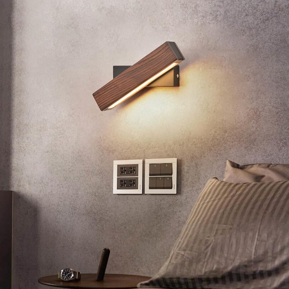 Maliben | Rotatable Wooden Led Wall Lamp - Jasper