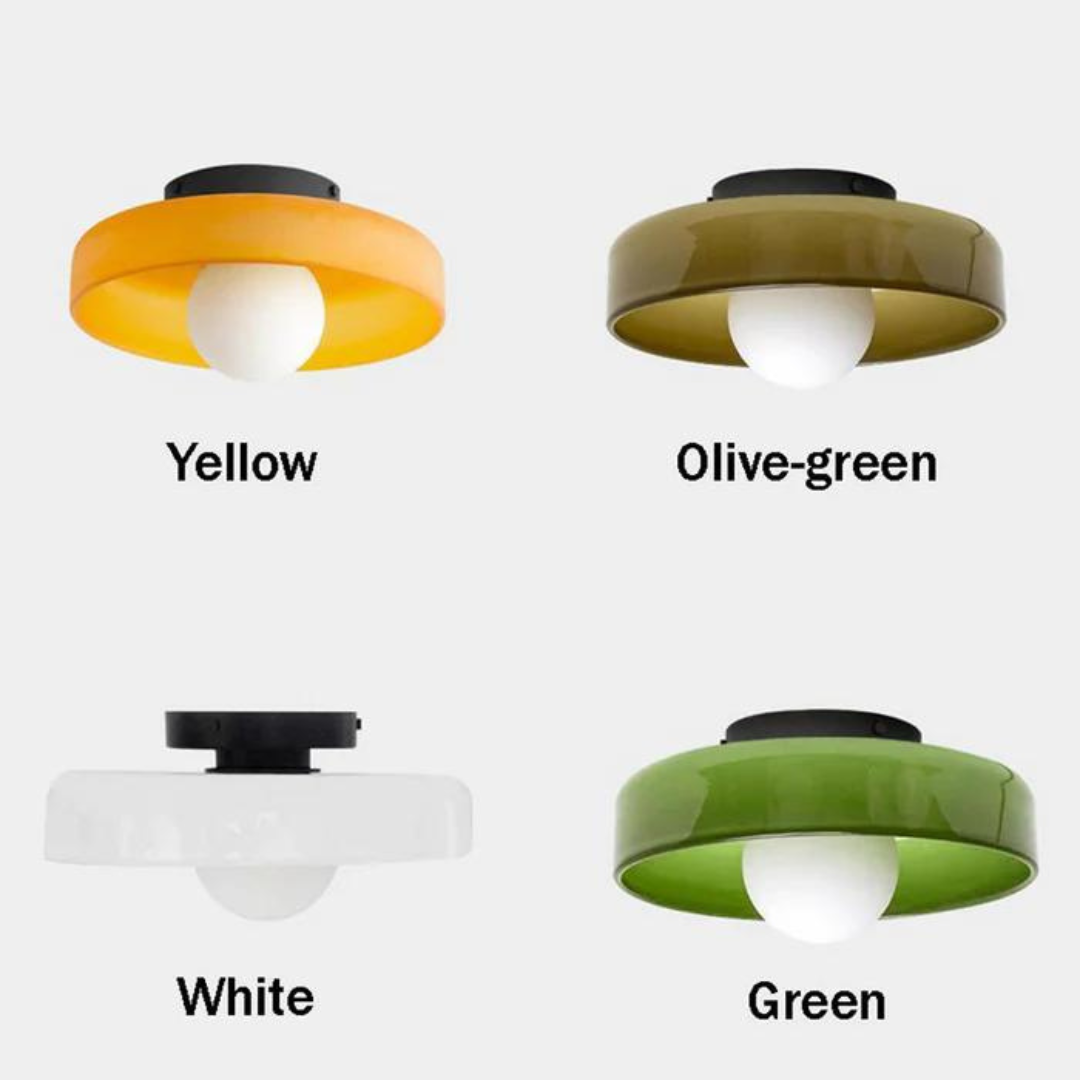 Maliben | Round Ceiling Lamp With Stylish Functionality - Lumisphere