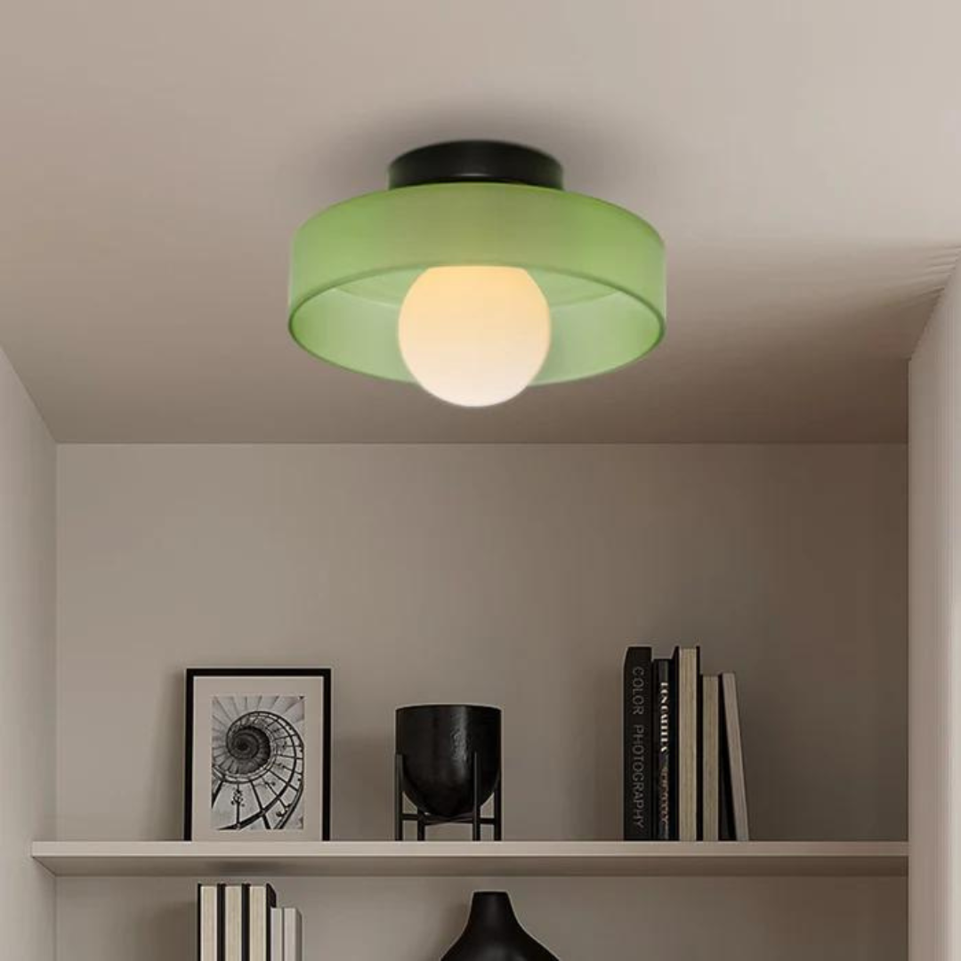 Maliben | Round Ceiling Lamp With Stylish Functionality - Lumisphere