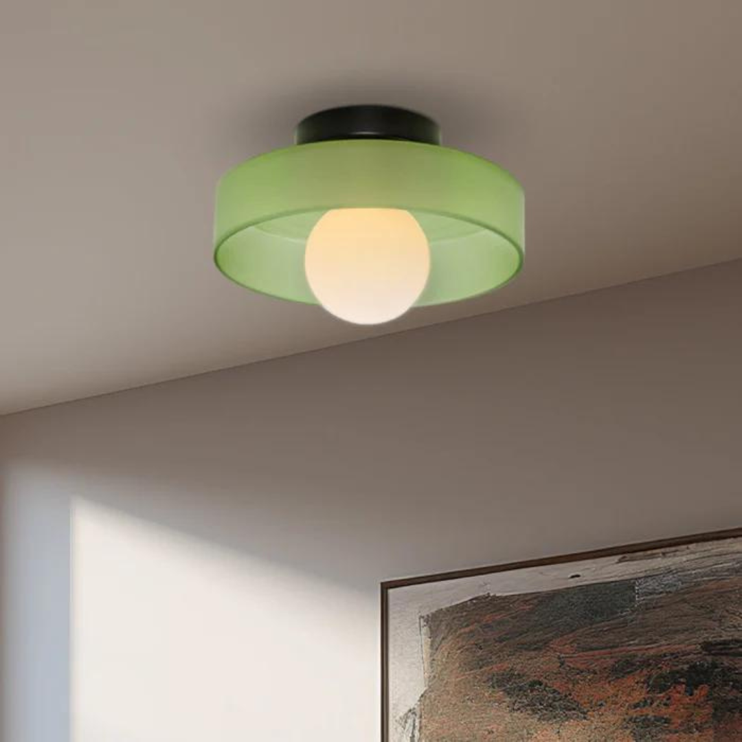 Maliben | Round Ceiling Lamp With Stylish Functionality - Lumisphere