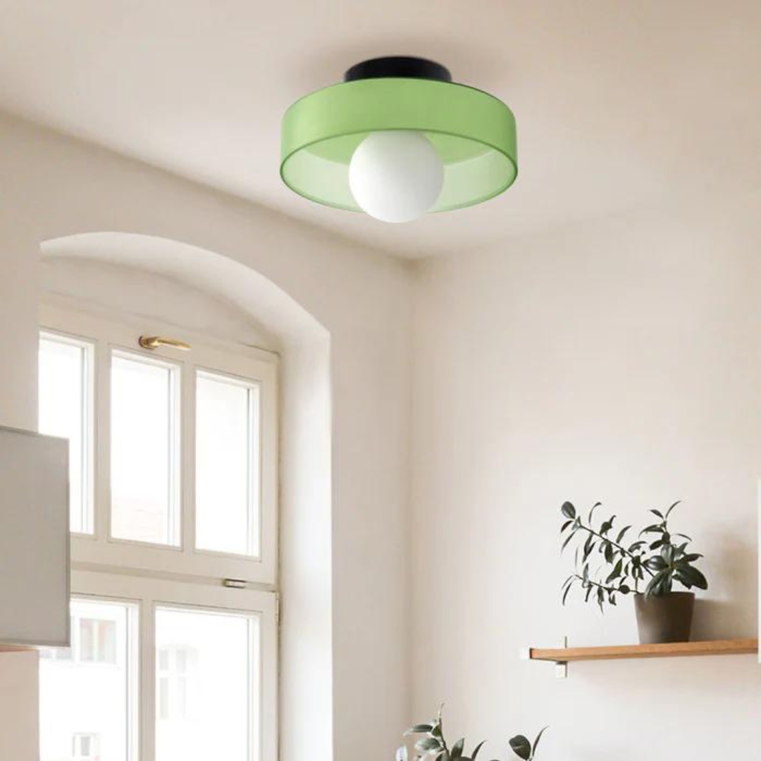 Maliben | Round Ceiling Lamp With Stylish Functionality - Lumisphere