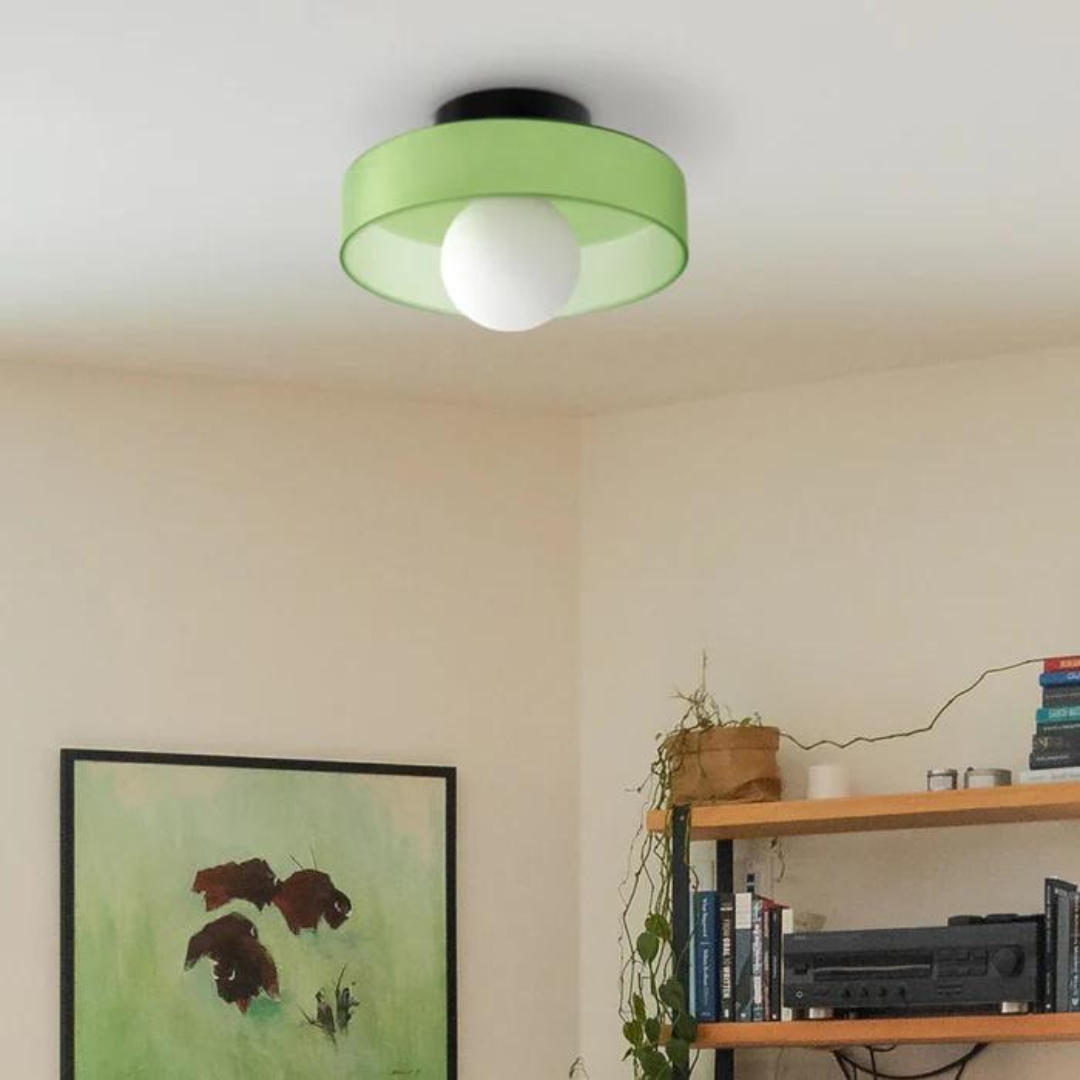 Maliben | Round Ceiling Lamp With Stylish Functionality - Lumisphere