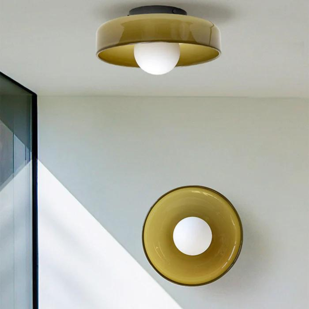 Maliben | Round Ceiling Lamp With Stylish Functionality - Lumisphere