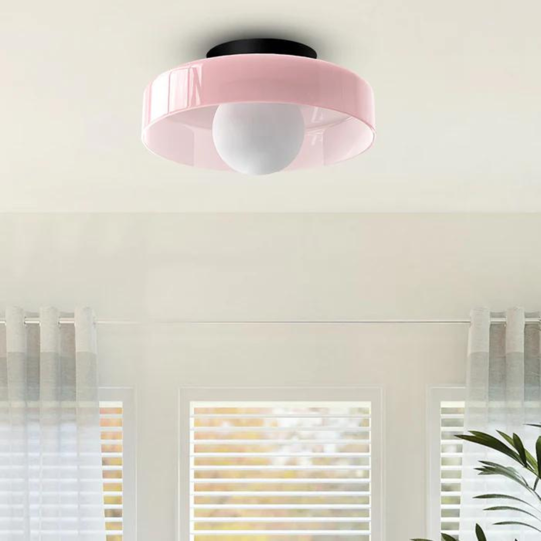 Maliben | Round Ceiling Lamp With Stylish Functionality - Lumisphere