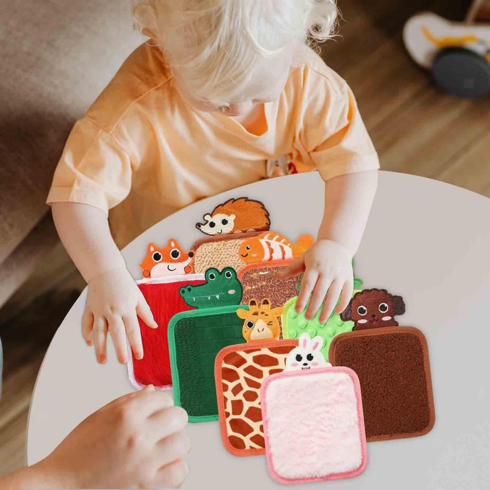 Maliben | Tactile Animal Cushions (Set Of 8 Pieces)