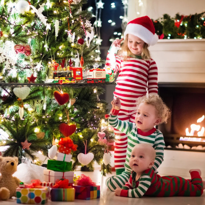 Maliben | Kerstexpress Tree Train – Riding Christmas Train With Light, Sound And Tree Holder