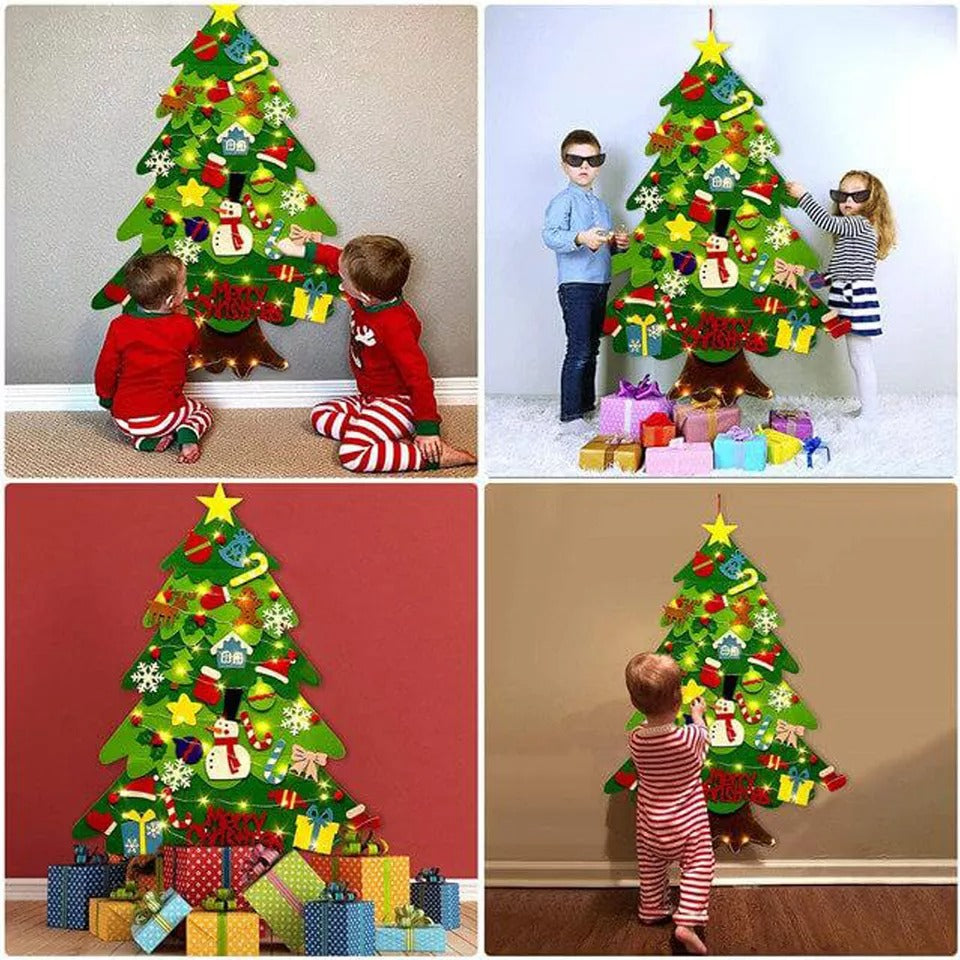Maliben | FestiTree | Magical Christmas Fun For The Whole Family - Diy Felt Christmas tree Decoration