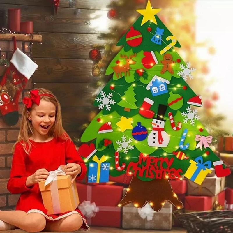 Maliben | FestiTree | Magical Christmas Fun For The Whole Family - Diy Felt Christmas tree Decoration
