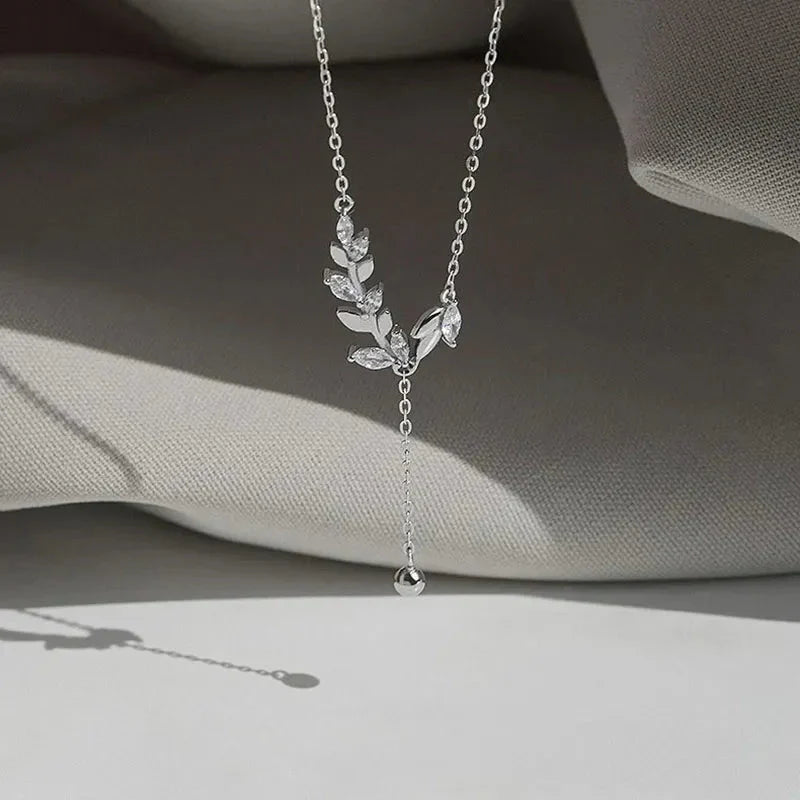 Maliben | S925 Diamond Tree Botanical Necklace