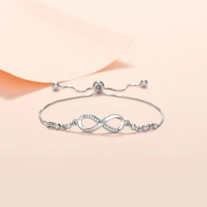 Maliben | S925 Infinity Diamond Love Bracelet