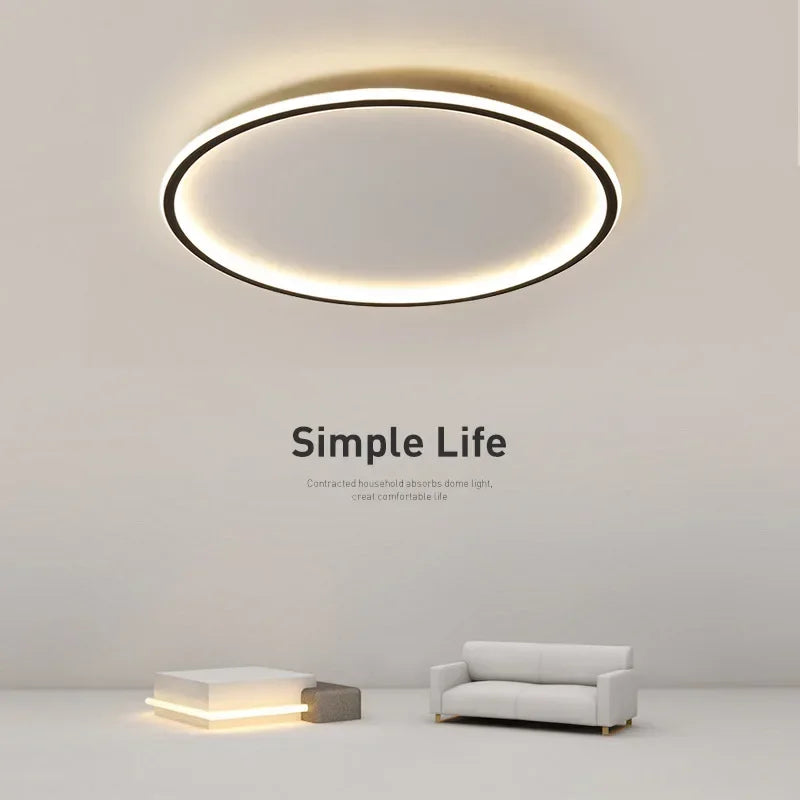 Maliben | Scandinavian Round Ceiling Lamp - Nordicglow