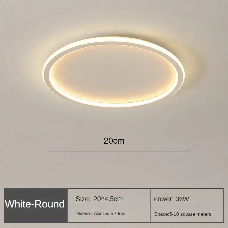 Maliben | Scandinavian Round Ceiling Lamp - Nordicglow