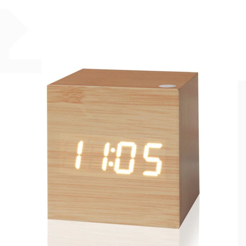 Maliben | Cube Digital Table Clock Modern Interior Decor