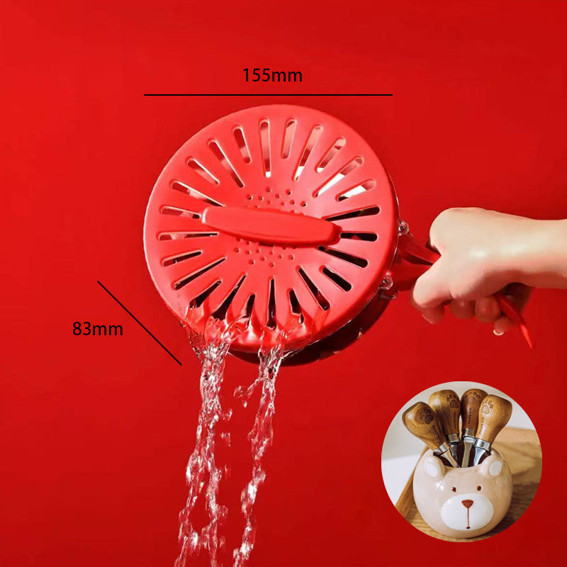 Maliben | Foldable Quick-Drain Basket With Rotating Lid