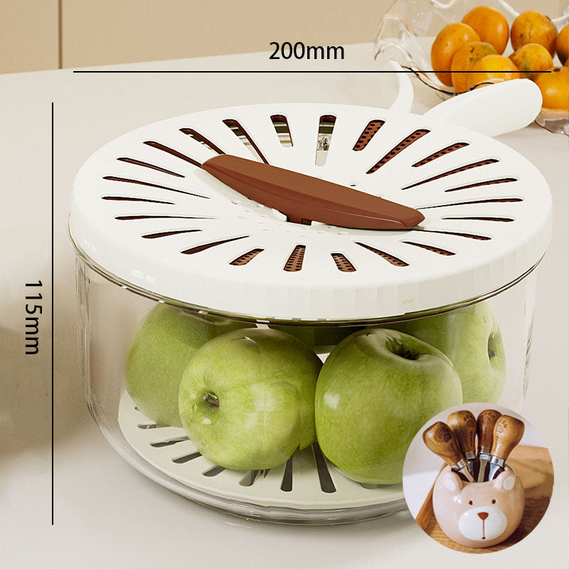 Maliben | Foldable Quick-Drain Basket With Rotating Lid