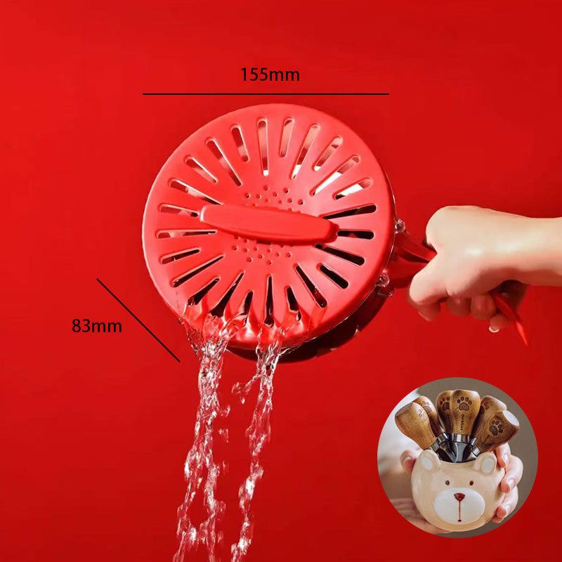 Maliben | Foldable Quick-Drain Basket With Rotating Lid