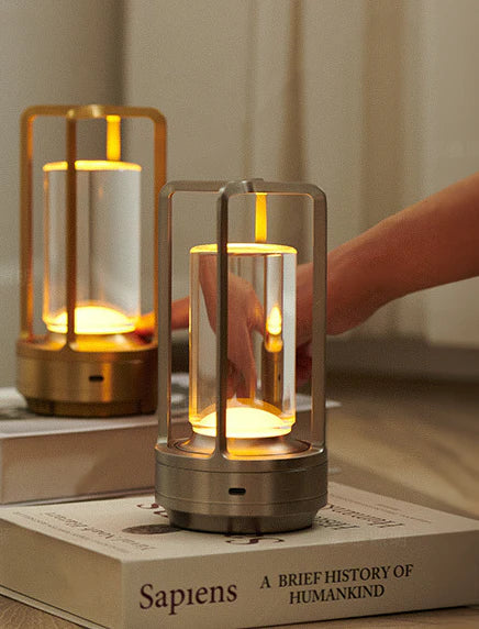 Maliben | Warm Led Cordless Table Lamp – Battery Operated Nordic Design - Led With Touch Control, Suitable For Bedroom, Home, Outdoor - Ideal Night Light