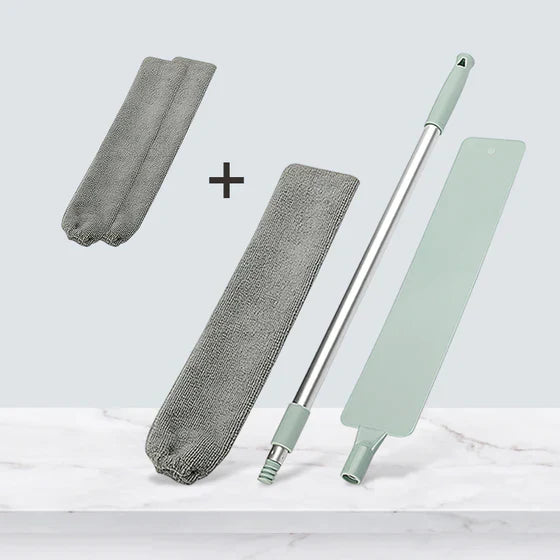 Maliben | Multifunction Retractable Microfiber Dust Brush Gap Mop