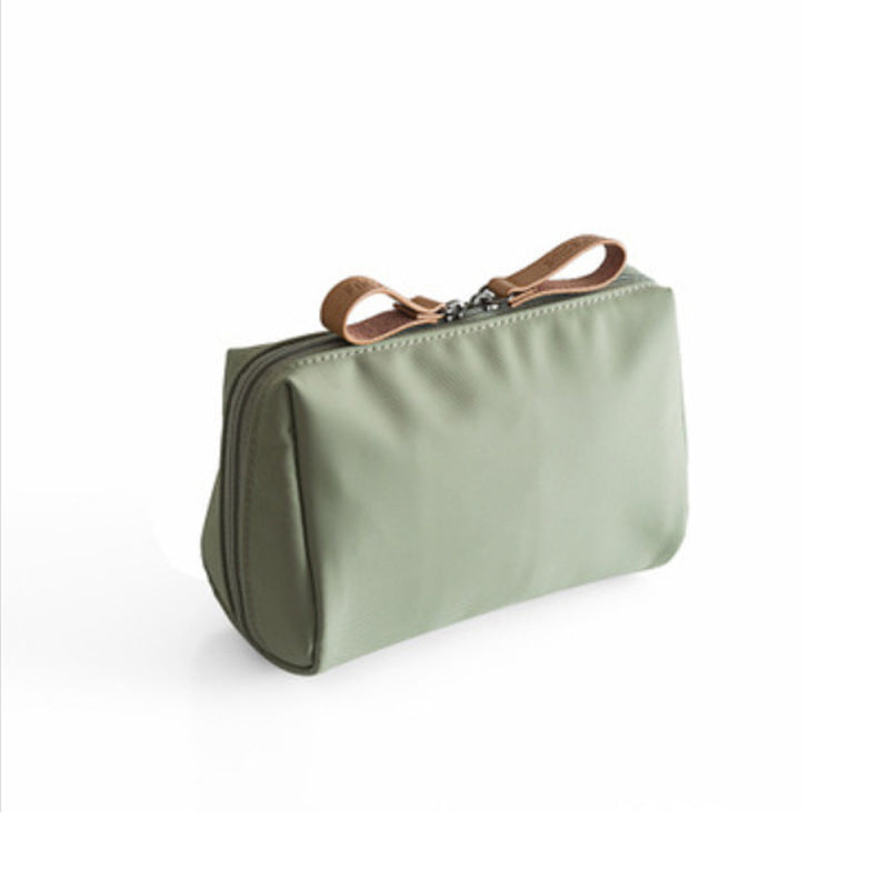 Maliben | Solid Color Cosmetic Bag With Double Zipper