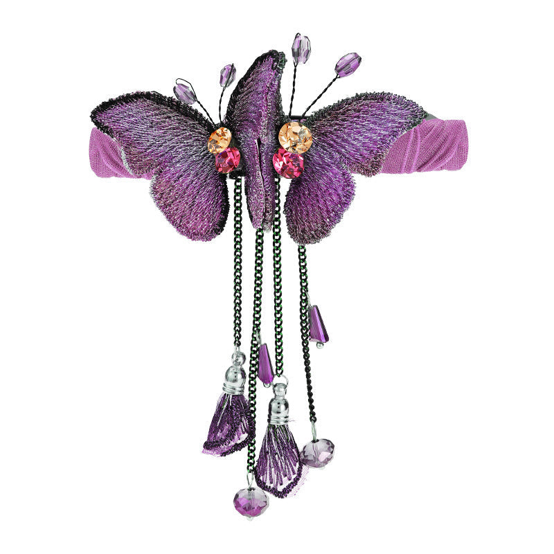 Maliben | Dreamy Butterfly Hair Clip With Fringes