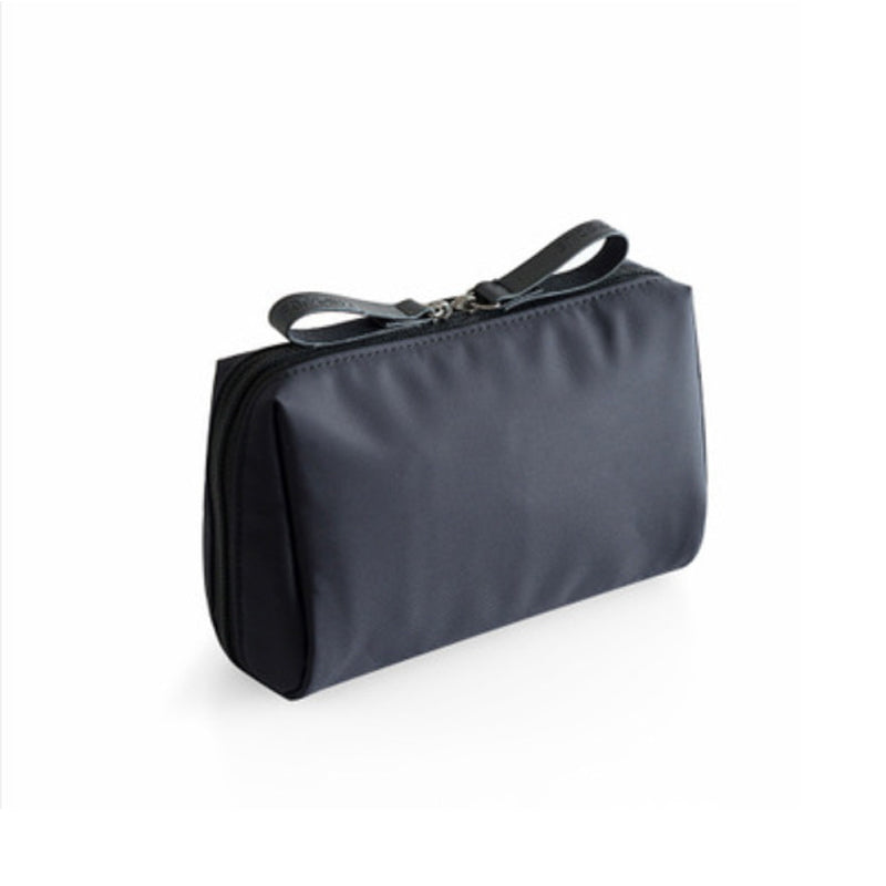 Maliben | Solid Color Cosmetic Bag With Double Zipper