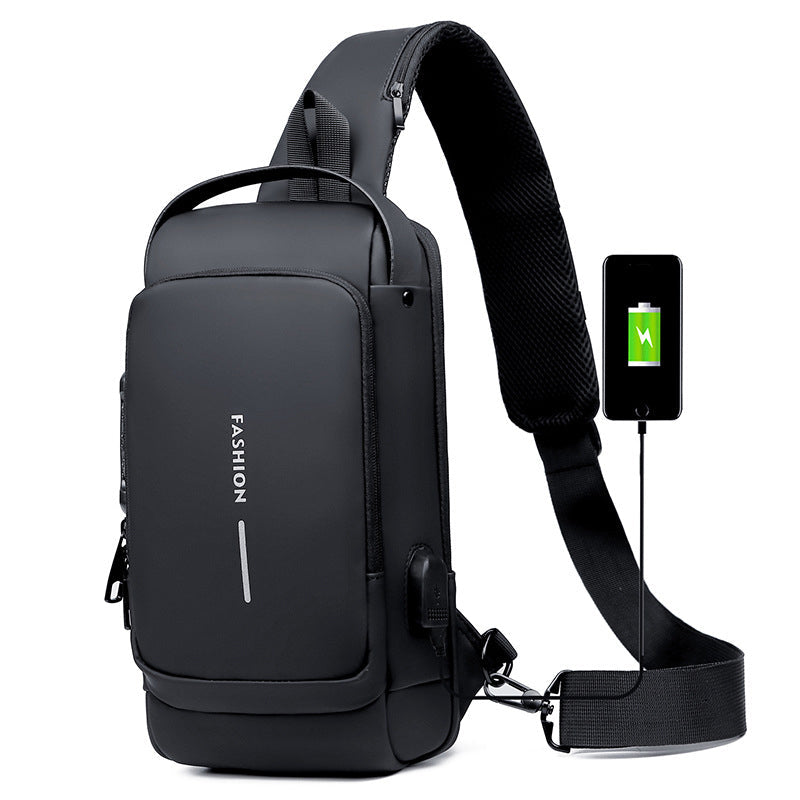 Maliben | Usb Charging Port Sling Anti-Theft Crossbody Bag