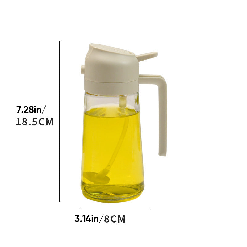 Maliben | 2-in-1 Glass Oil Sprayer and Dispenser