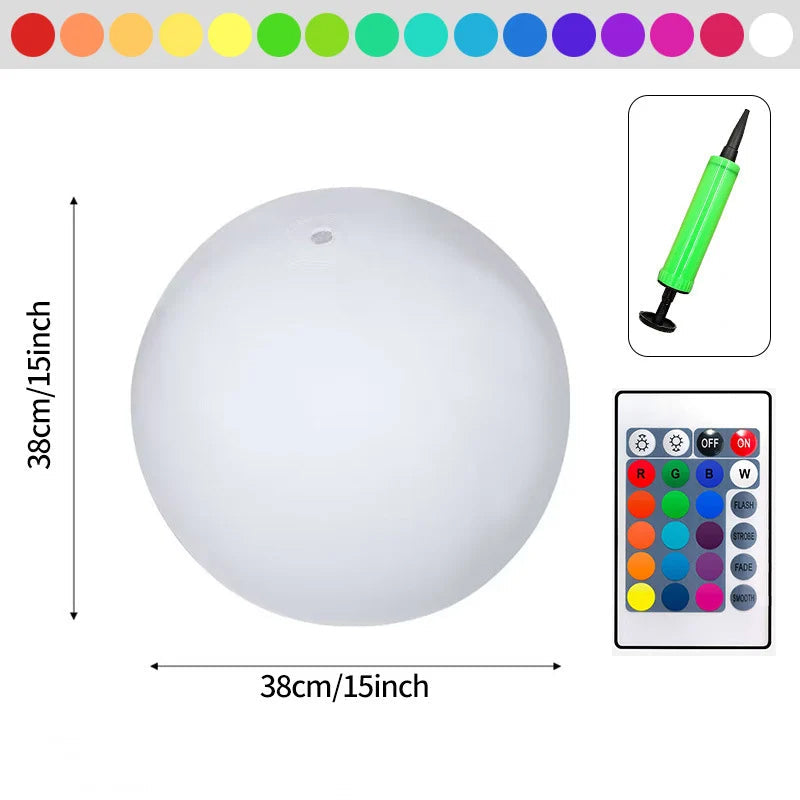 Maliben | 16 Colors Bright Water Ball Led Light