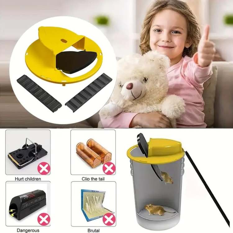 Maliben | Musefelle Multi-Catch | Automatic Tilt Function | Safe For Children And Pets