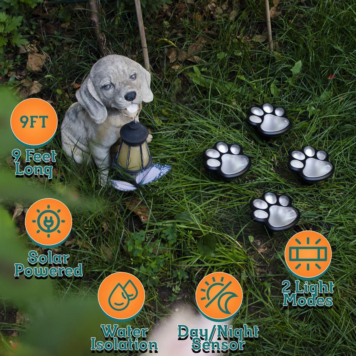Maliben | Paw Print Garden Lights