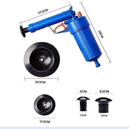 Maliben | High Pressure Air Drain Blaster - Drain Cleaner Clogged Pipes And Drains