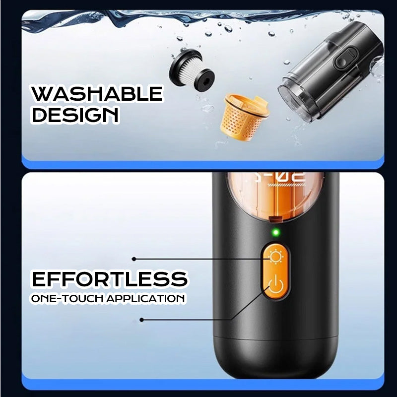 Maliben | Swiftclean Handheld Vacuum | Effortless Cleaning With 5 Versatile Accessories