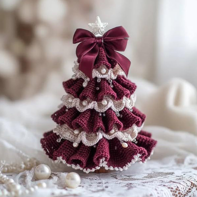 Maliben | Pearlpine – Elegant Hand-Crocheted Christmas Trees