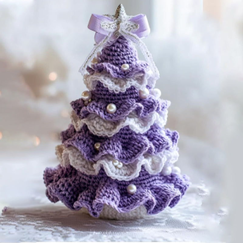 Maliben | Pearlpine – Elegant Hand-Crocheted Christmas Trees