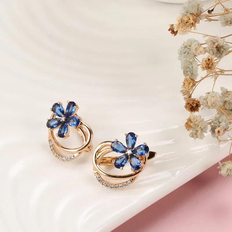 Maliben | Spring Aurora Floral Earrings