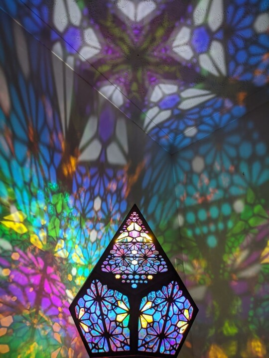 Maliben | Stained Glass Style Led Table Lamp - Lumiaura