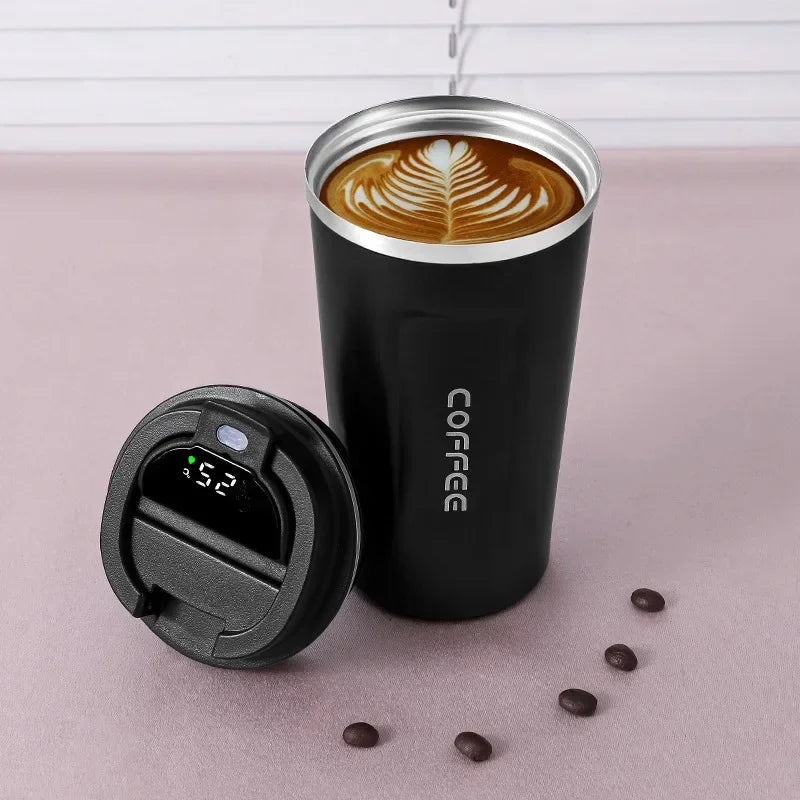 Maliben | Stainless Steel Thermo Mug With Smart Temperature Display - Tempmate