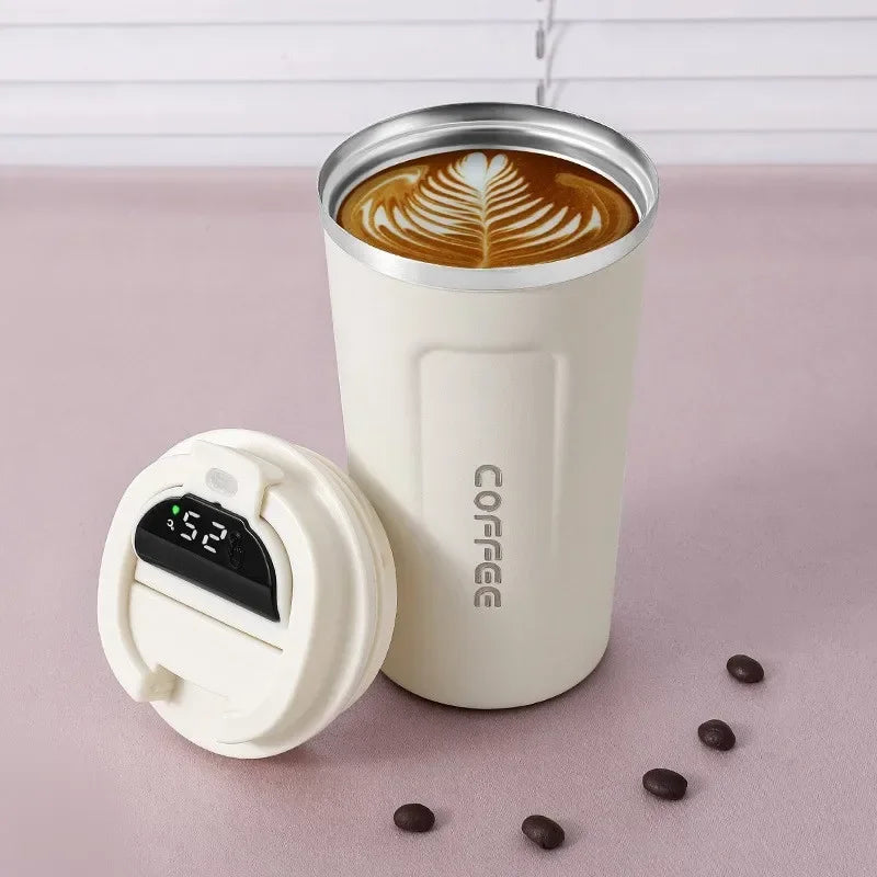 Maliben | Stainless Steel Thermo Mug With Smart Temperature Display - Tempmate
