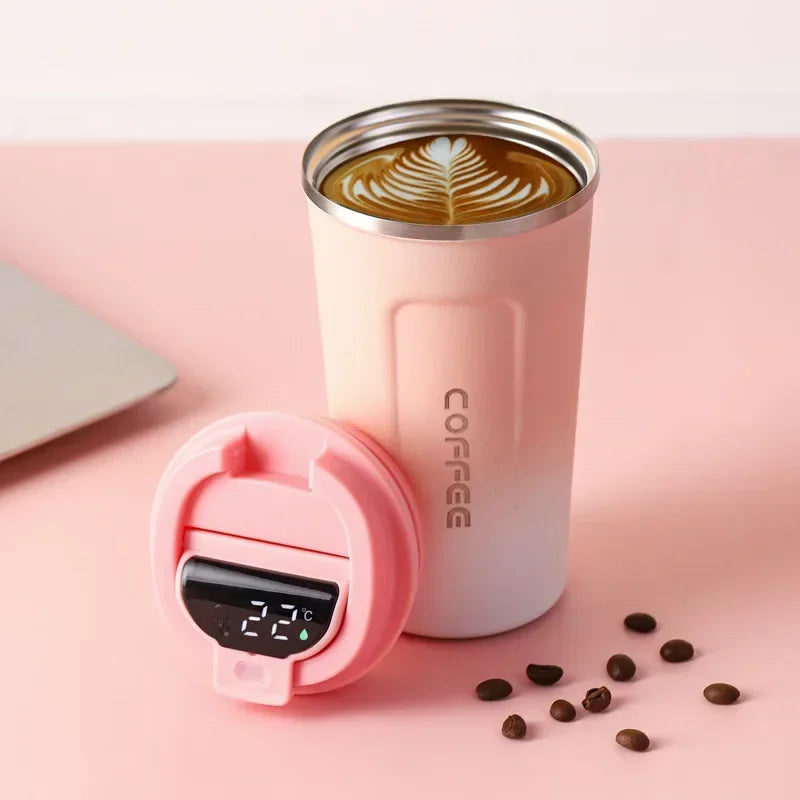 Maliben | Stainless Steel Thermo Mug With Smart Temperature Display - Tempmate