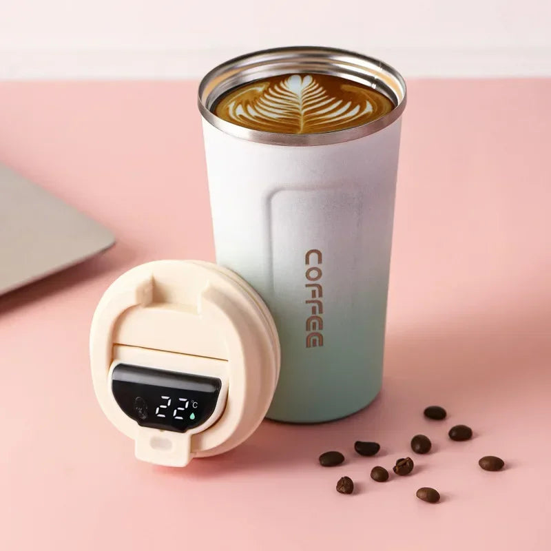 Maliben | Stainless Steel Thermo Mug With Smart Temperature Display - Tempmate