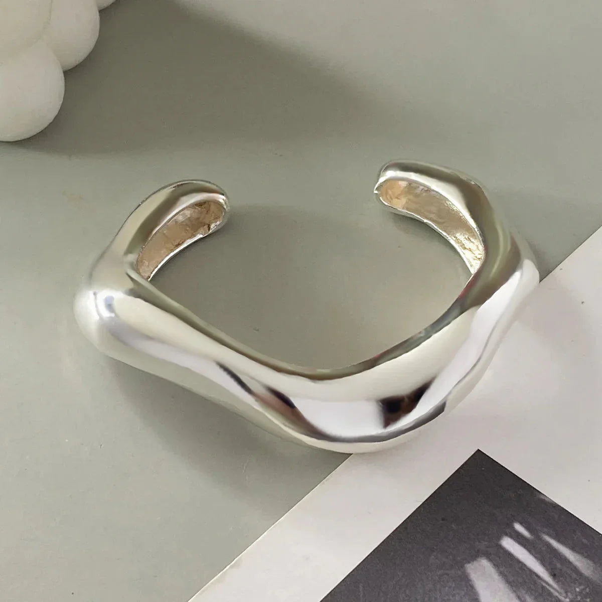 Maliben | Statement Chunky Wave Bracelets