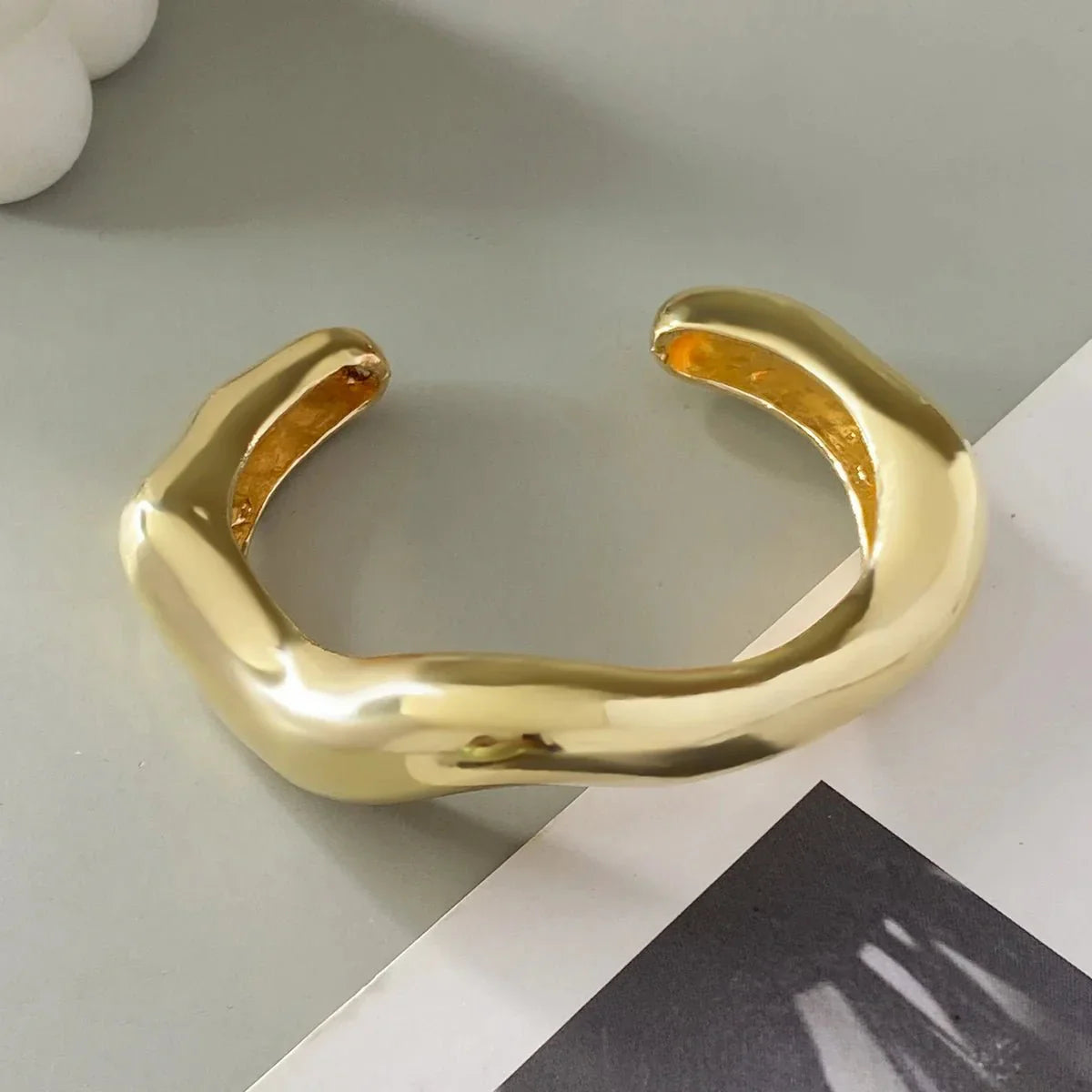 Maliben | Statement Chunky Wave Bracelets