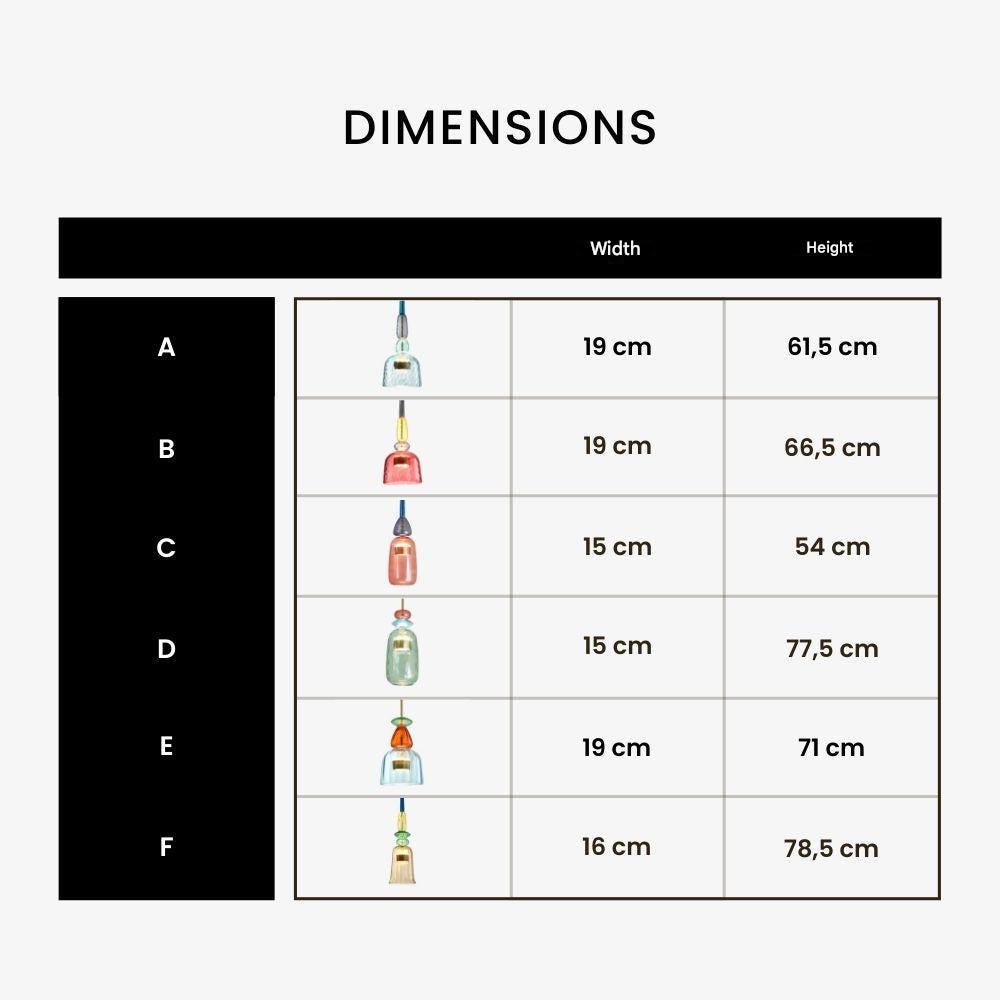 Maliben | Stylish Coloured Ceiling Light - Sofia