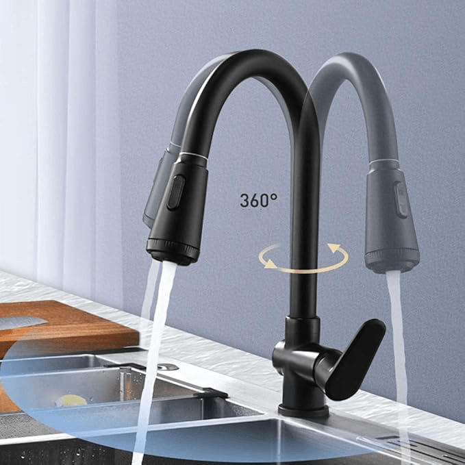 Maliben | Swiftflow – Modern Pull-Out Kitchen Faucet With Touch Sensor