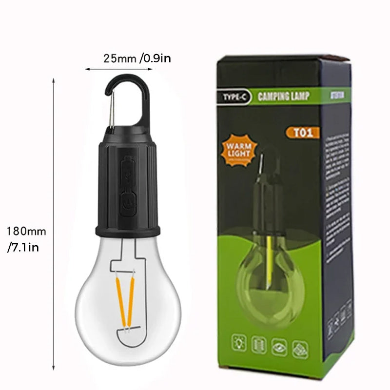 Maliben | Retro New Outdoor Camping Type-C Charging Bulb Light
